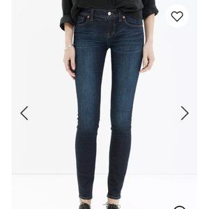 Madewell Skinny Skinny Jeans Waterfall Wash Darker Medium Wash Denim 26